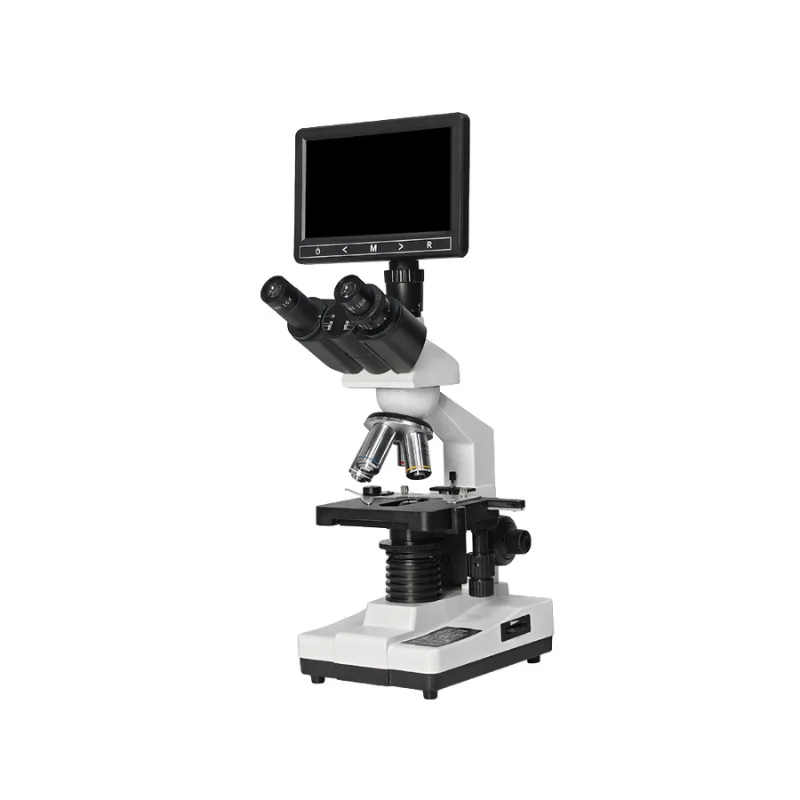 กล้องจุลทรรศน์ สองตา 1600x พร้อมจอ 7 นิ้ว