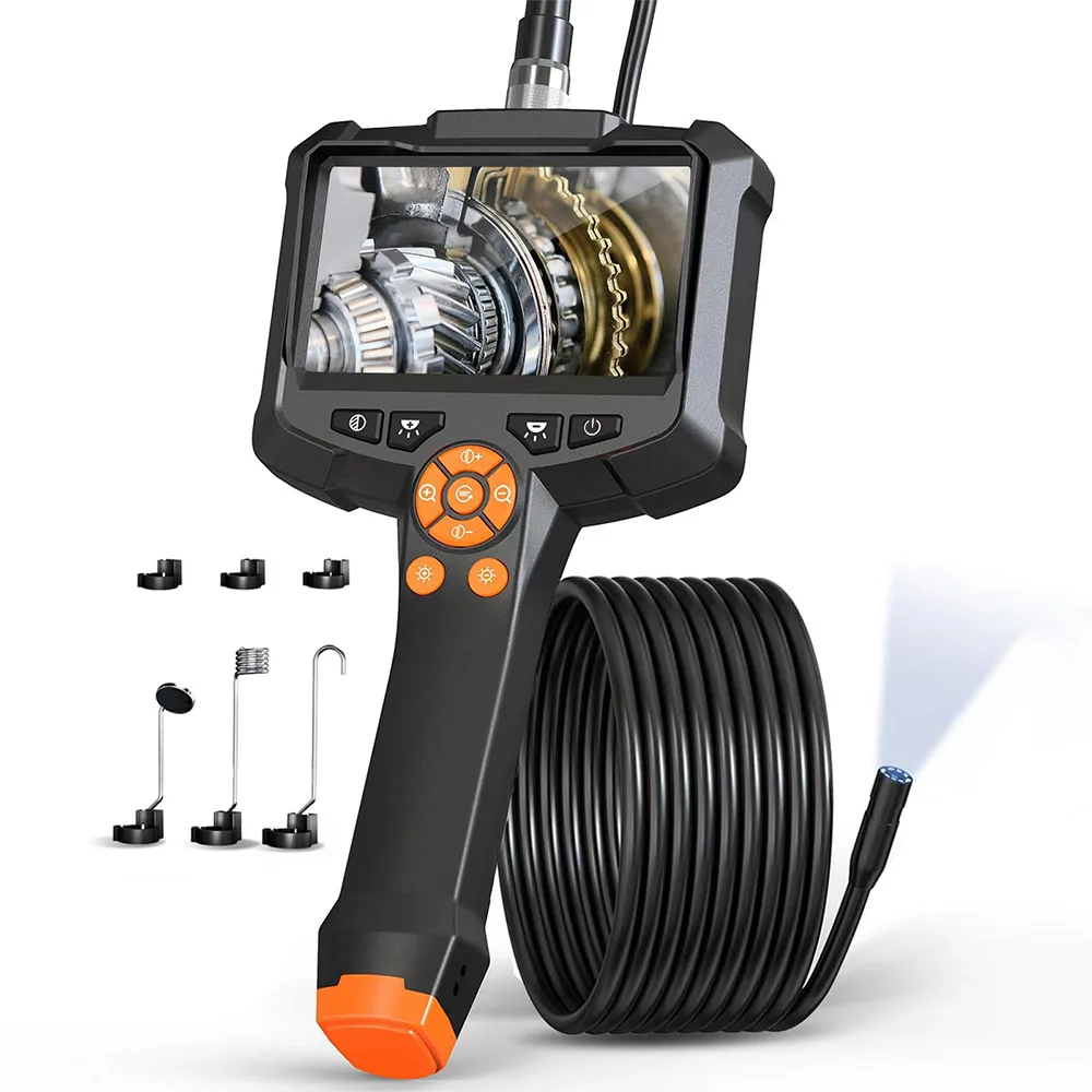 กล้องงู HD พร้อมจอ 4.3 นิ้ว 8.5 มิลลิเมตร ยาว 10 เมตร