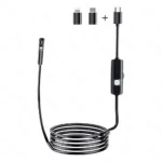 กล้องงู 2 เลนส์ 8 มิลลิเมตร Full HD 3IN1 Micro USB-TypeC-Lightning