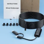 กล้องงู Full HD 2IN1 TypeC-Lightning เลนส์ 5.5 มิลลิเมตร