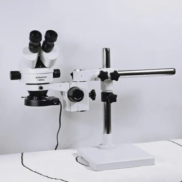 กล้องจุลทรรศน์ มีแขน SANQTID trinocular stereo 7-45x Full HD