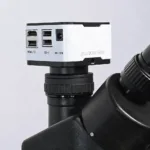 กล้องจุลทรรศน์ แบบมีแขน 360 องศา SANQTID trinocular stereo 7-45x กล้อง 2K รุ่น ZRA-45-2K - Image 16