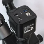 กล้องจุลทรรศน์ แบบมีแขน 360 องศา SANQTID trinocular stereo 7-45x กล้อง 4K รุ่น ZRA-45-4K - Image 18