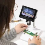 กล้องจุลทรรศน์ Digital หน้าจอ LCD HD กำลังขยาย 1000X