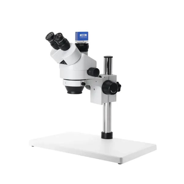 กล้องจุลทรรศน์ Trinocular Stereo 7-45x กล้อง 4K