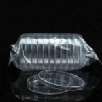 จานเพาะเชื้อพลาสติก (จาน+ฝา)