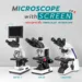 trinocular microscope for screen